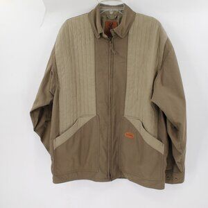 Vintage browning jacket Mens Large shooting hunting full zip pockets nylon blend